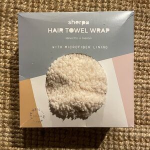 New in Box Sherpa Hair Towel Wrap from Anthropologie
